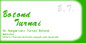 botond turnai business card